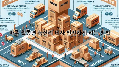 파주 월롱면 능산리 이사, 안전하게 하는 방법